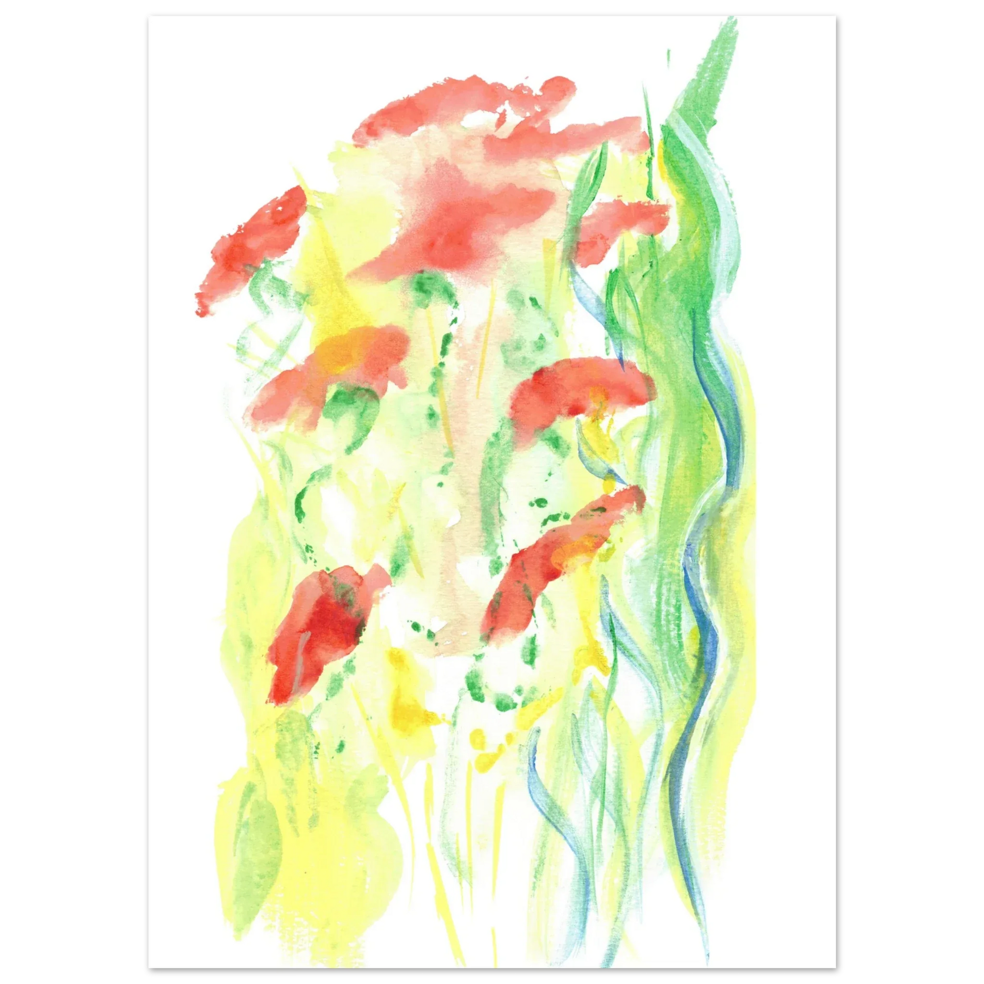 Affiche Premium Papier Mat – Bloom Dancer Par l'Artiste Laure Leprince - Laure Leprince - Artiste Peintre