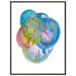 Classic Semi-Glossy Paper Metal Framed Poste Crystal Bloom - Laure Leprince - Artiste Peintre