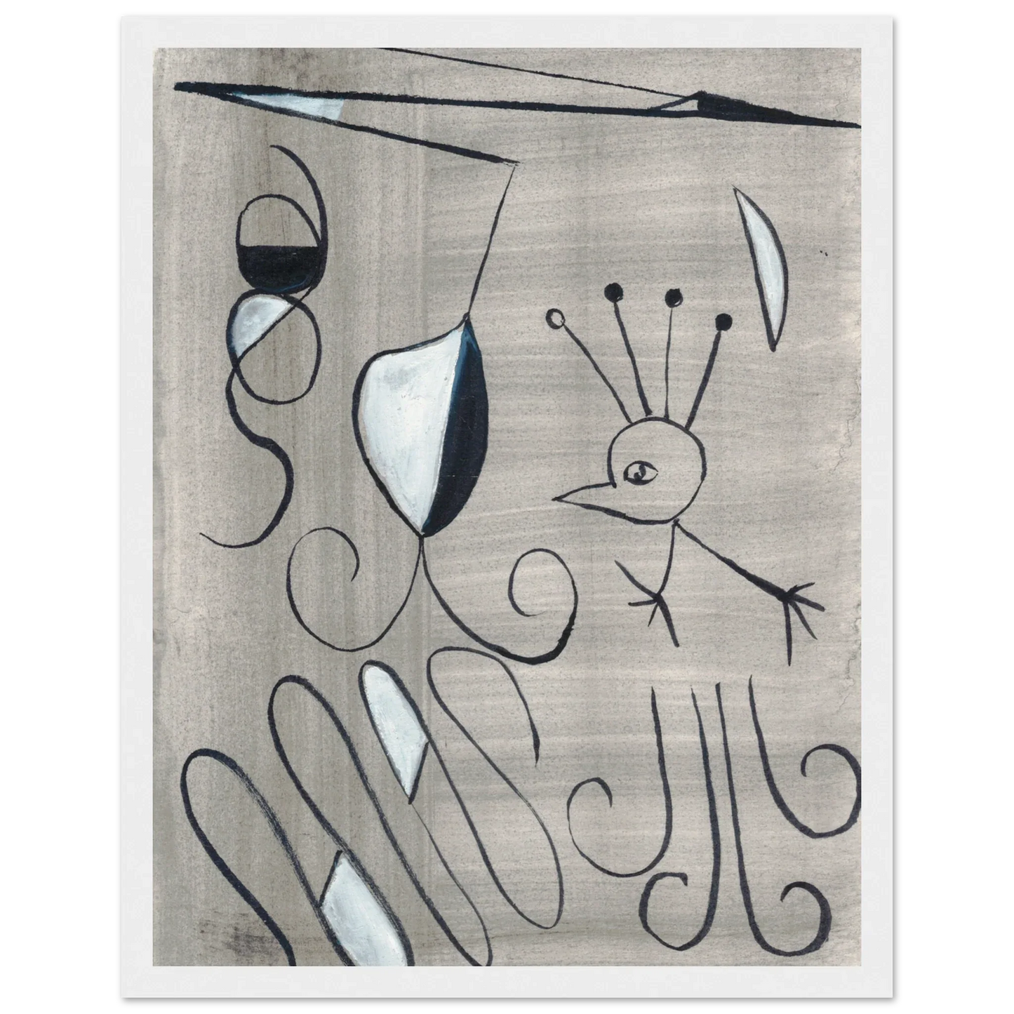 Affiche encadrée bois | Papier mat qualité musée | Aquarelle originale Laure Leprince - Laure Leprince - Artiste Peintre
