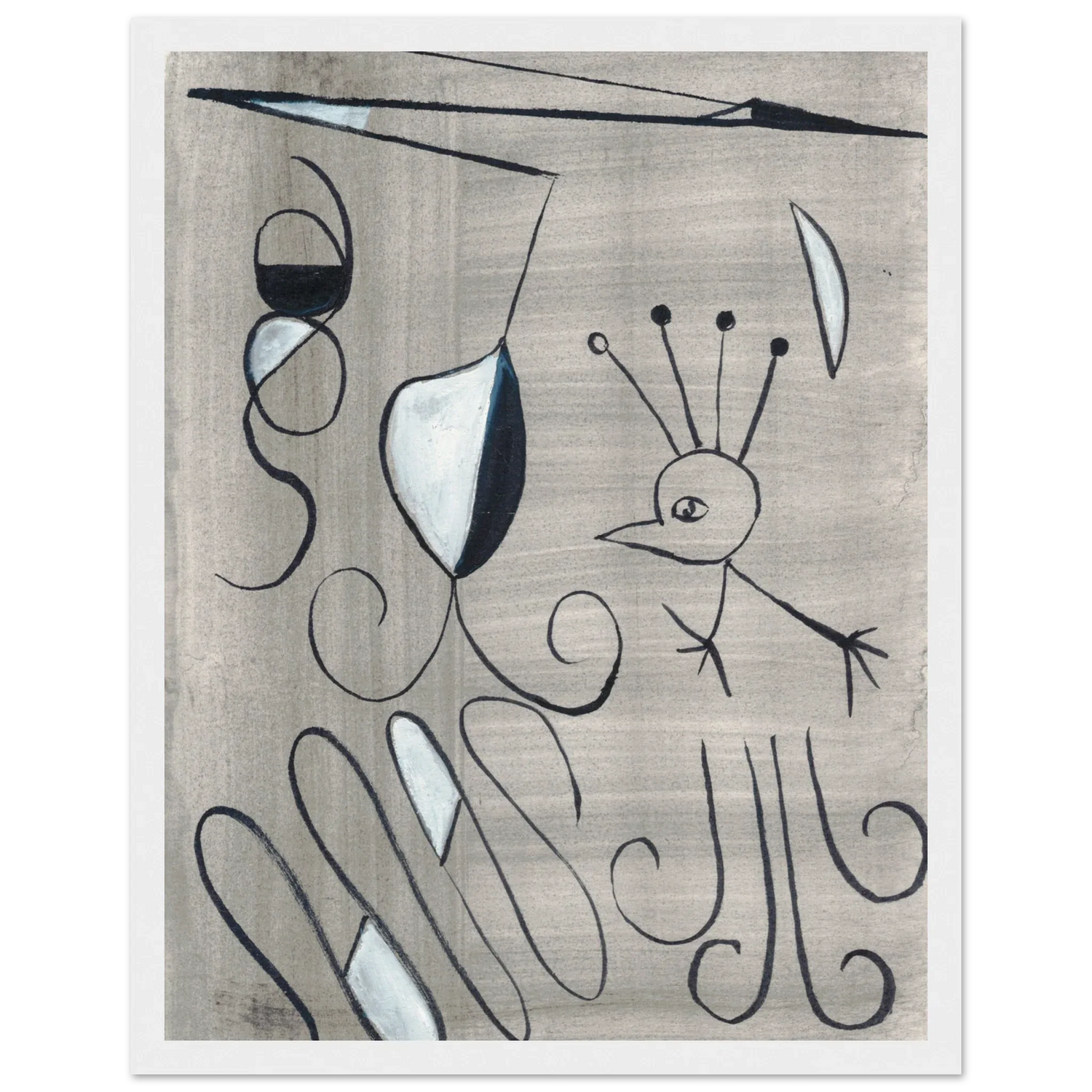 Affiche encadrée bois | Papier mat qualité musée | Aquarelle originale Laure Leprince - Laure Leprince - Artiste Peintre