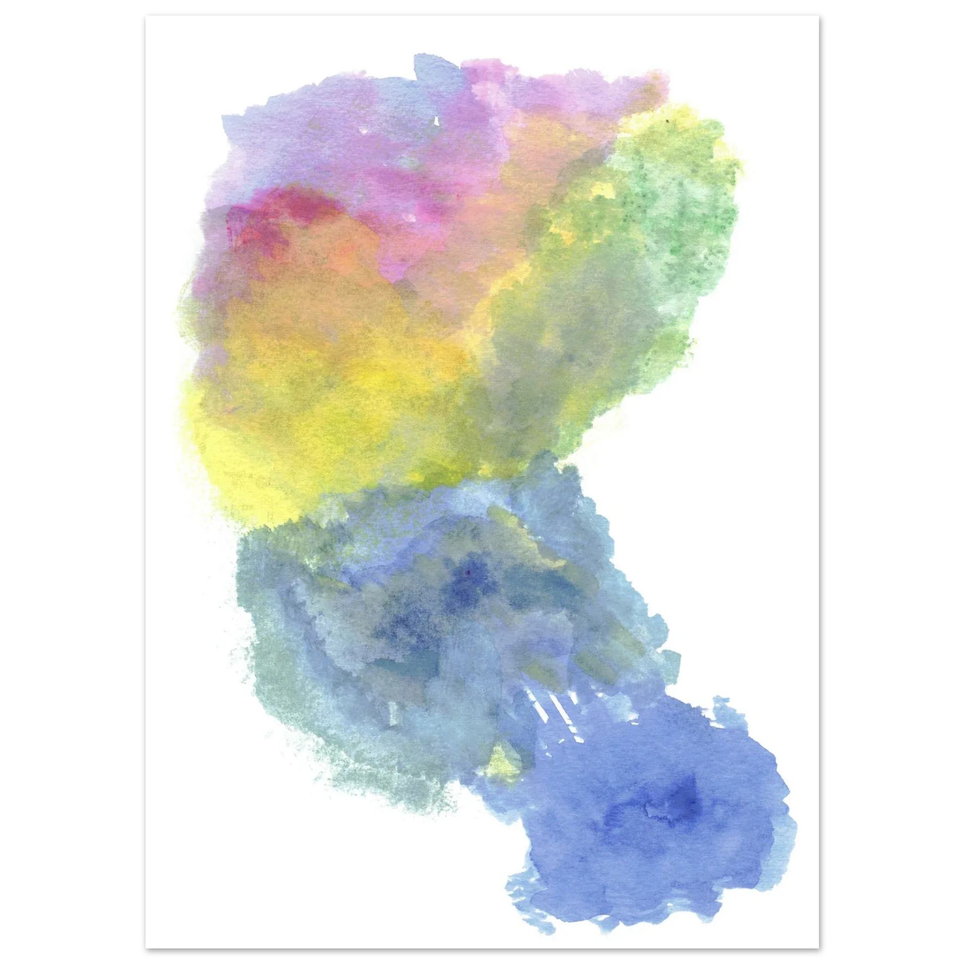 Affiche Premium Papier Mat – Aurora Drift Par l'Artiste Laure Leprince - Laure Leprince - Artiste Peintre