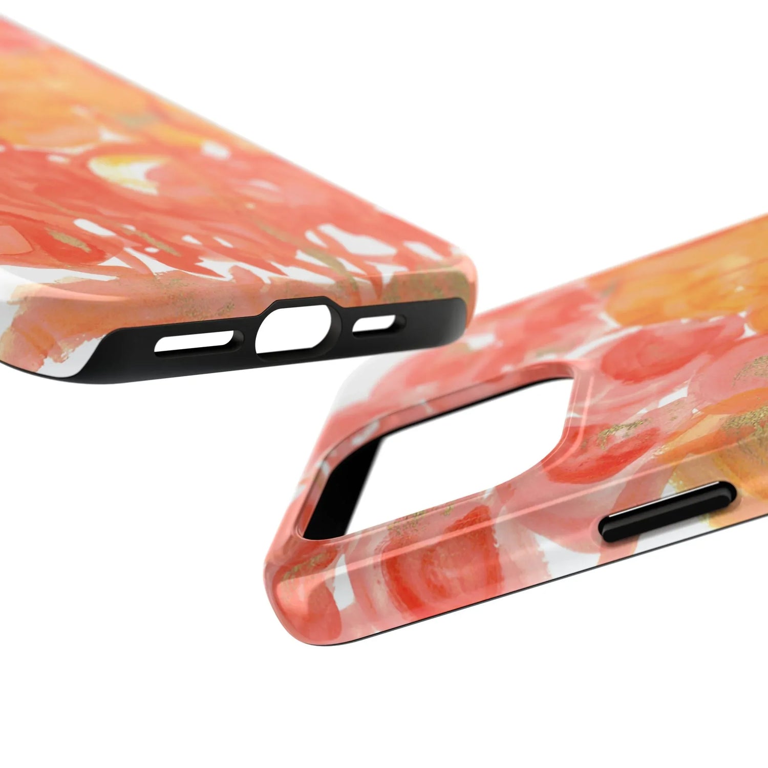 Tough iPhone Case Sunrice Flora — Watercolor - Laure Leprince - Artiste Peintre