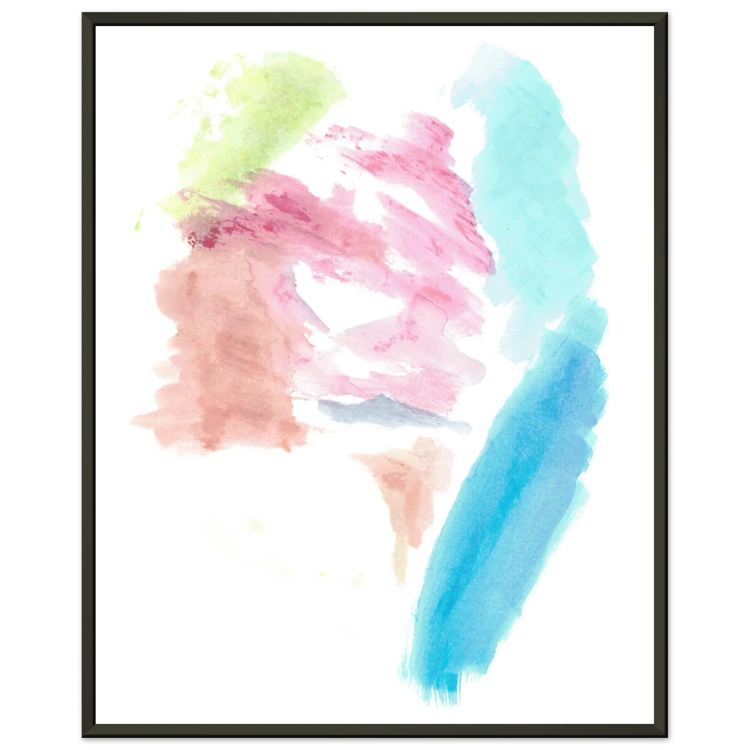 Classic Semi-Glossy Paper Metal Framed Poste Aurore Pastel - Laure Leprince - Artiste Peintre