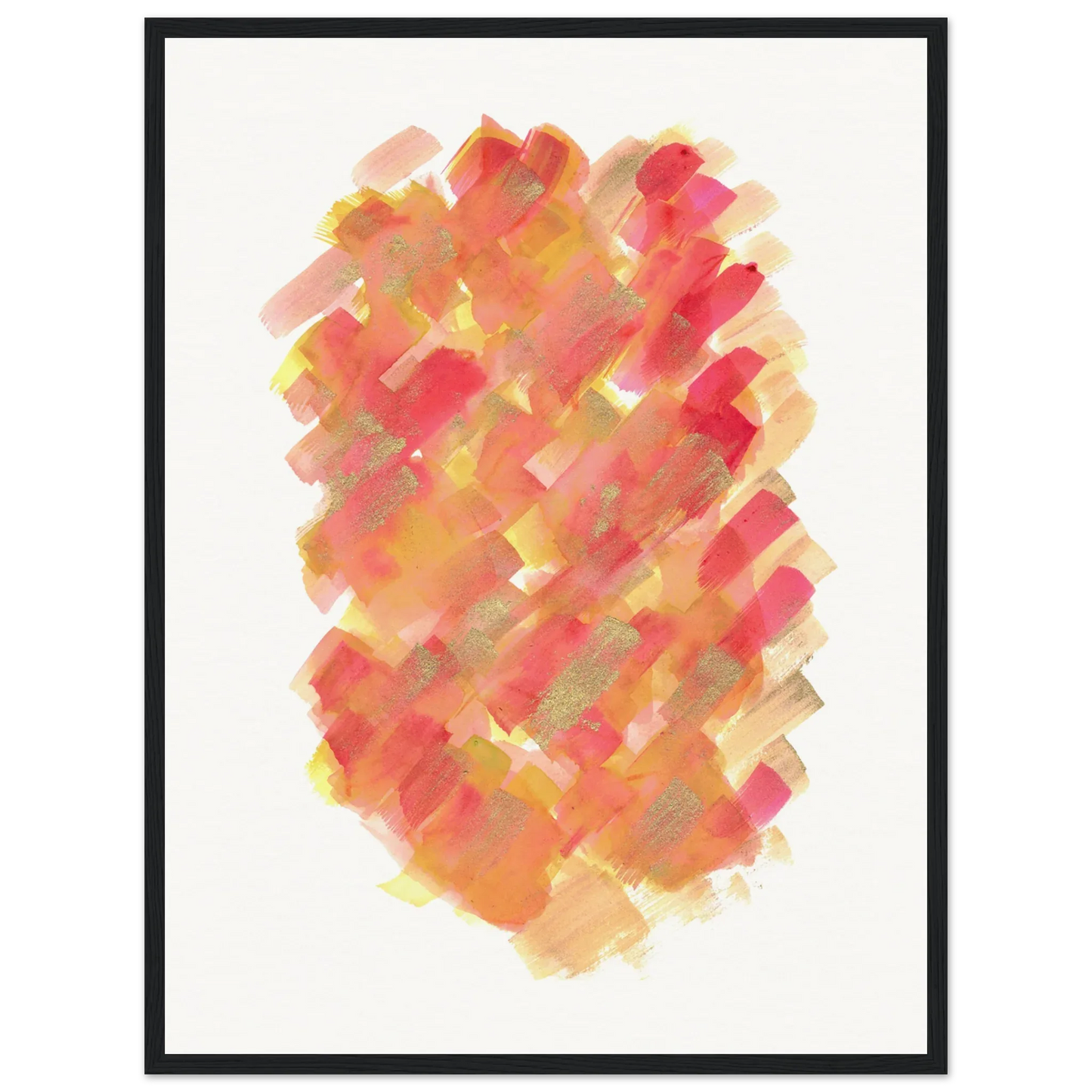 Affiche Encadrée Museum-Quality Matte Paper Wooden Framed Poste Sunset Ember - Laure Leprince - Artiste Peintre