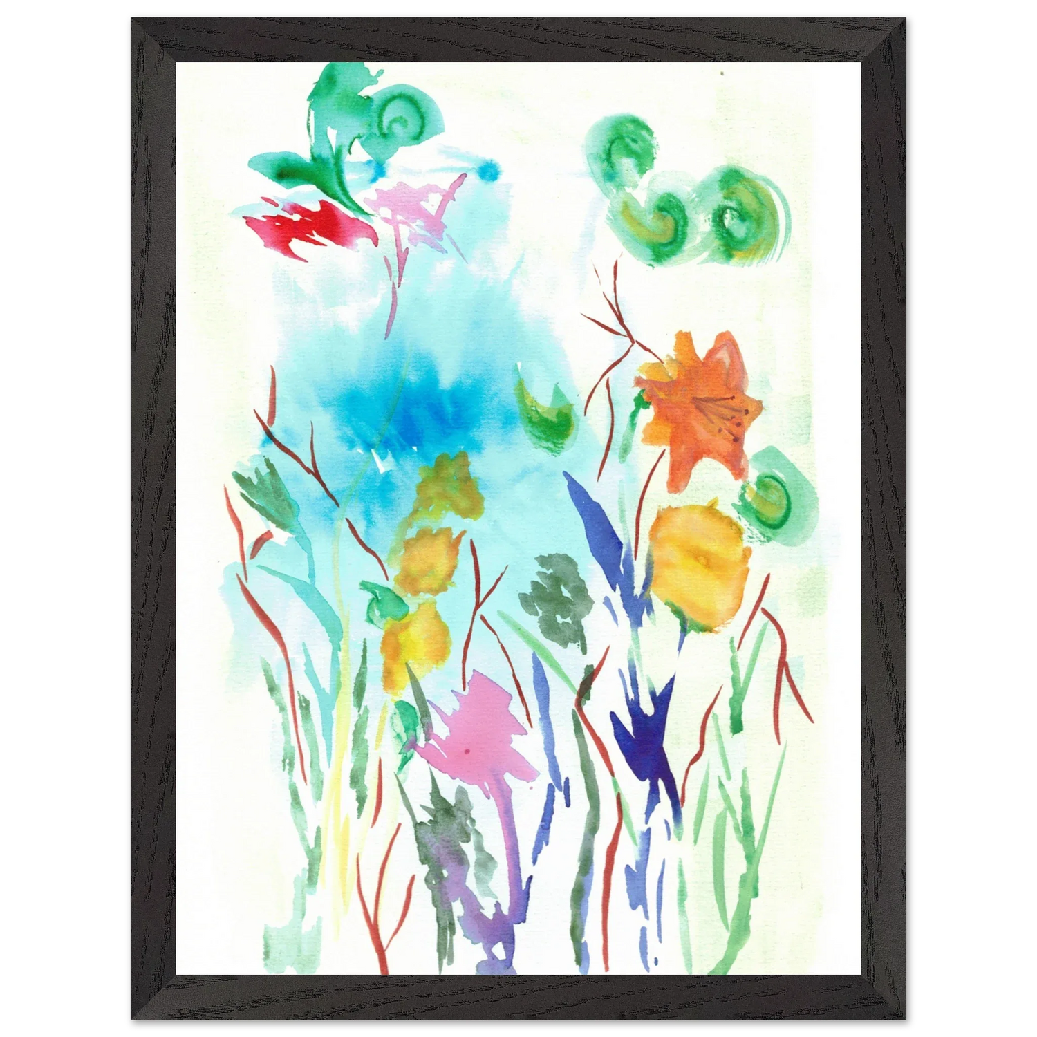 Premium Wooden Framed Poster With Premium Matte Paper - Laure Leprince - Artiste Peintre