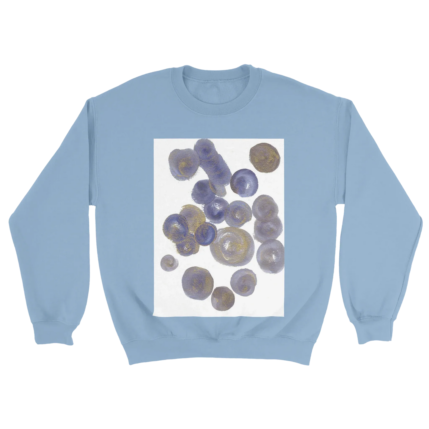 Sweatshirt Unisexe Classique Spheres – Impression Artistique Multicolore - Laure Leprince - Artiste Peintre
