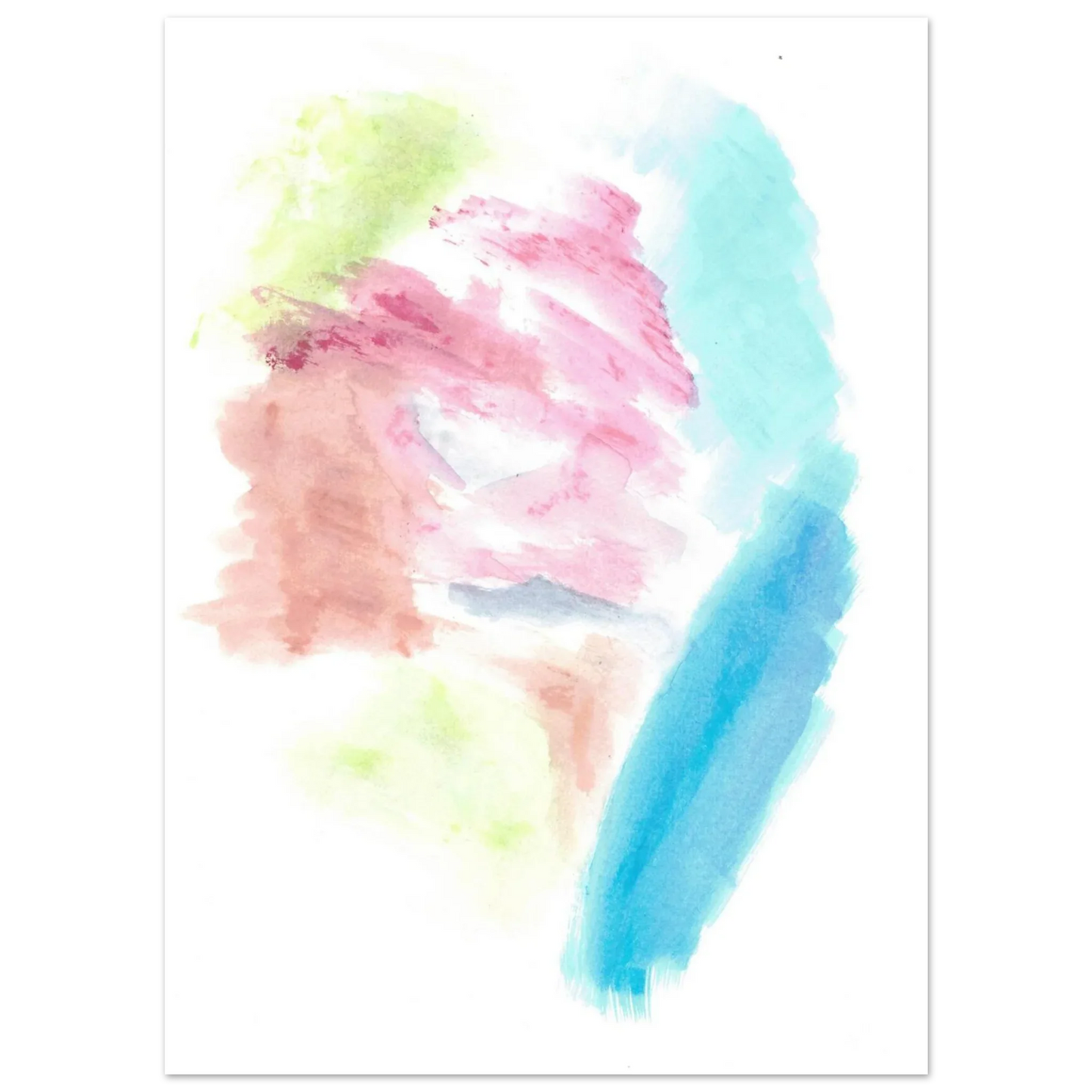 Premium Matte Paper Poster Aquarelle Originale RDJ3-3 - Laure Leprince - Artiste Peintre