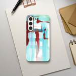Coque Samsung Tough Case – Design Artistique "Structures Liquides" - Laure Leprince - Artiste Peintre