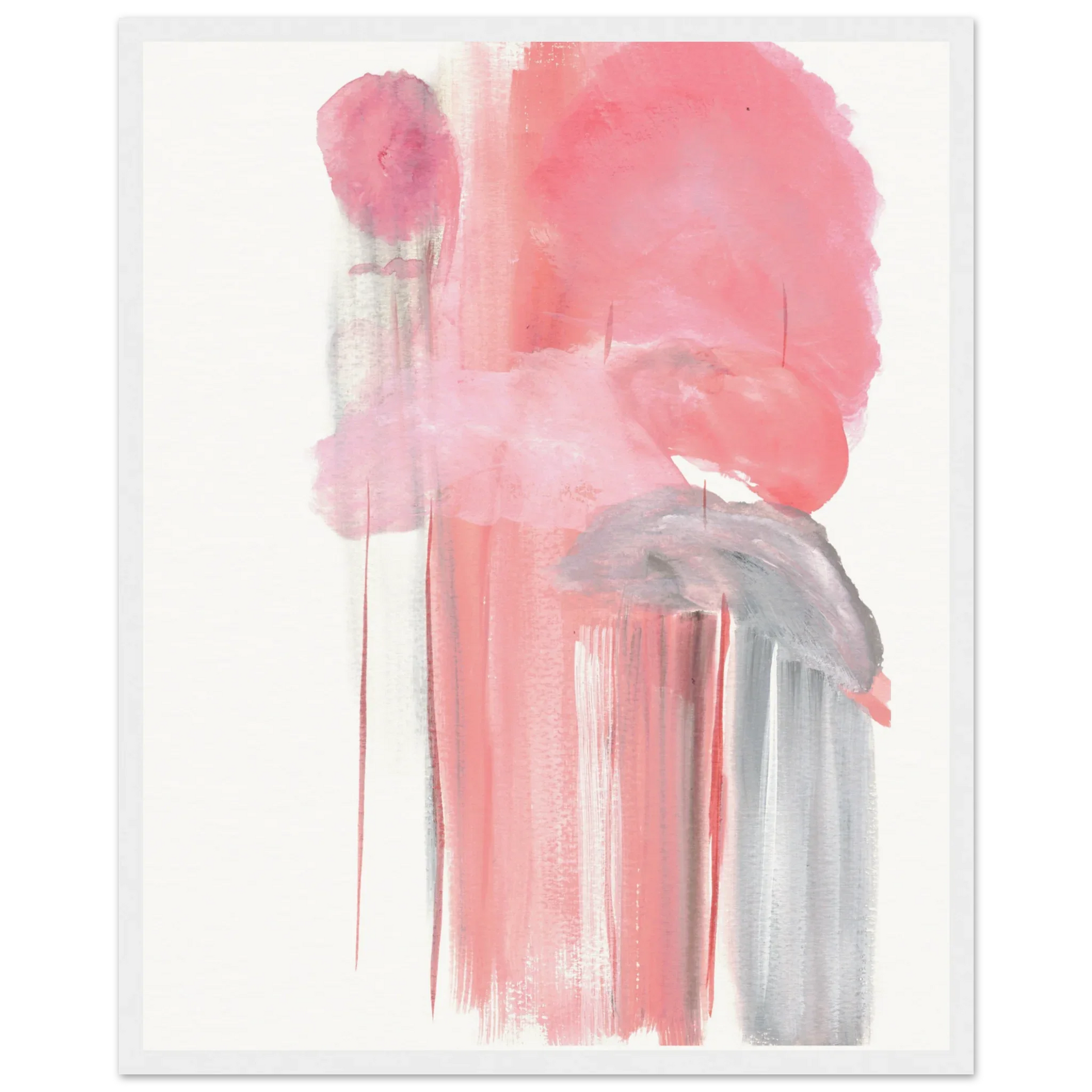 Affiche Encadrée Museum-Quality Matte Paper Wooden Framed Aurora Drift - Laure Leprince - Artiste Peintre