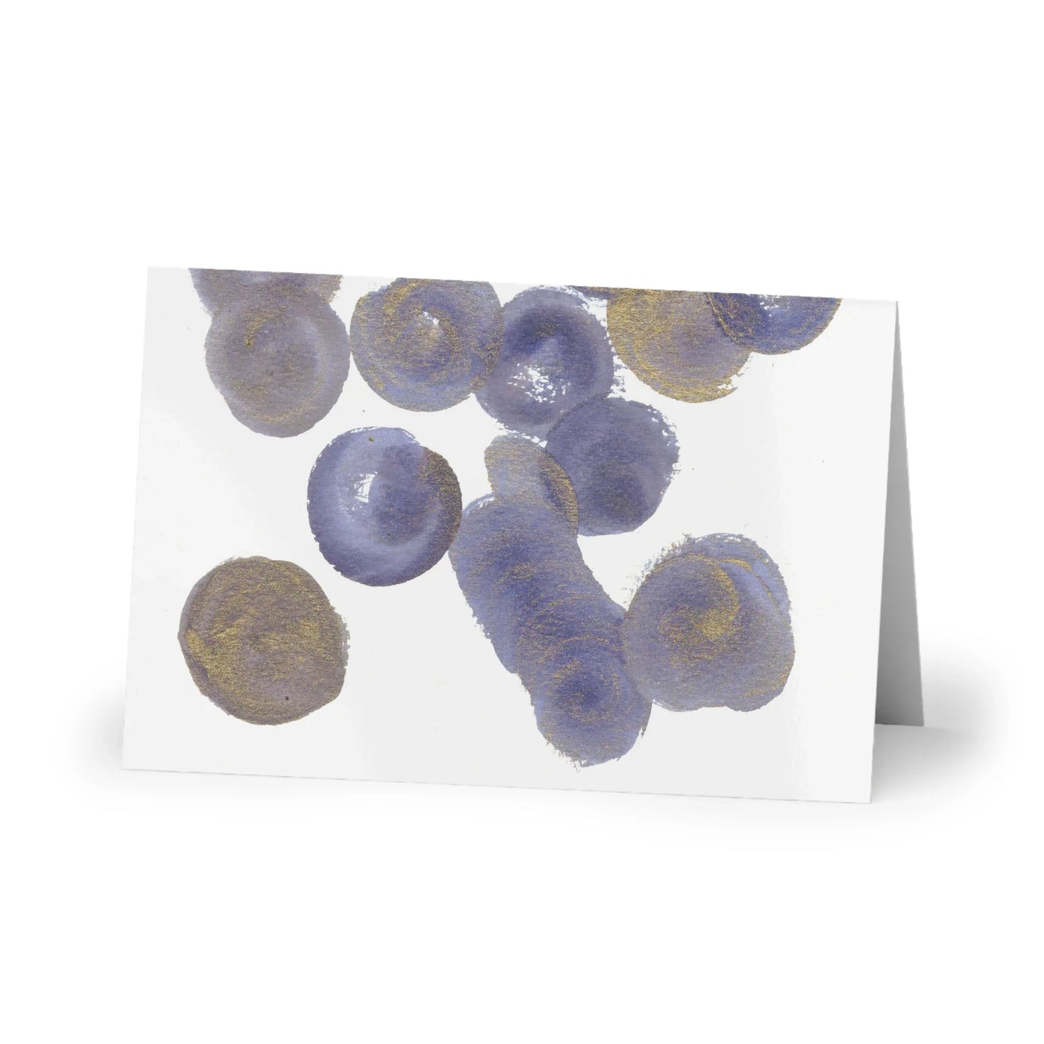 Spheres Watercolor Leaf Greeting Card - Elegant - Laure Leprince - Artiste Peintre
