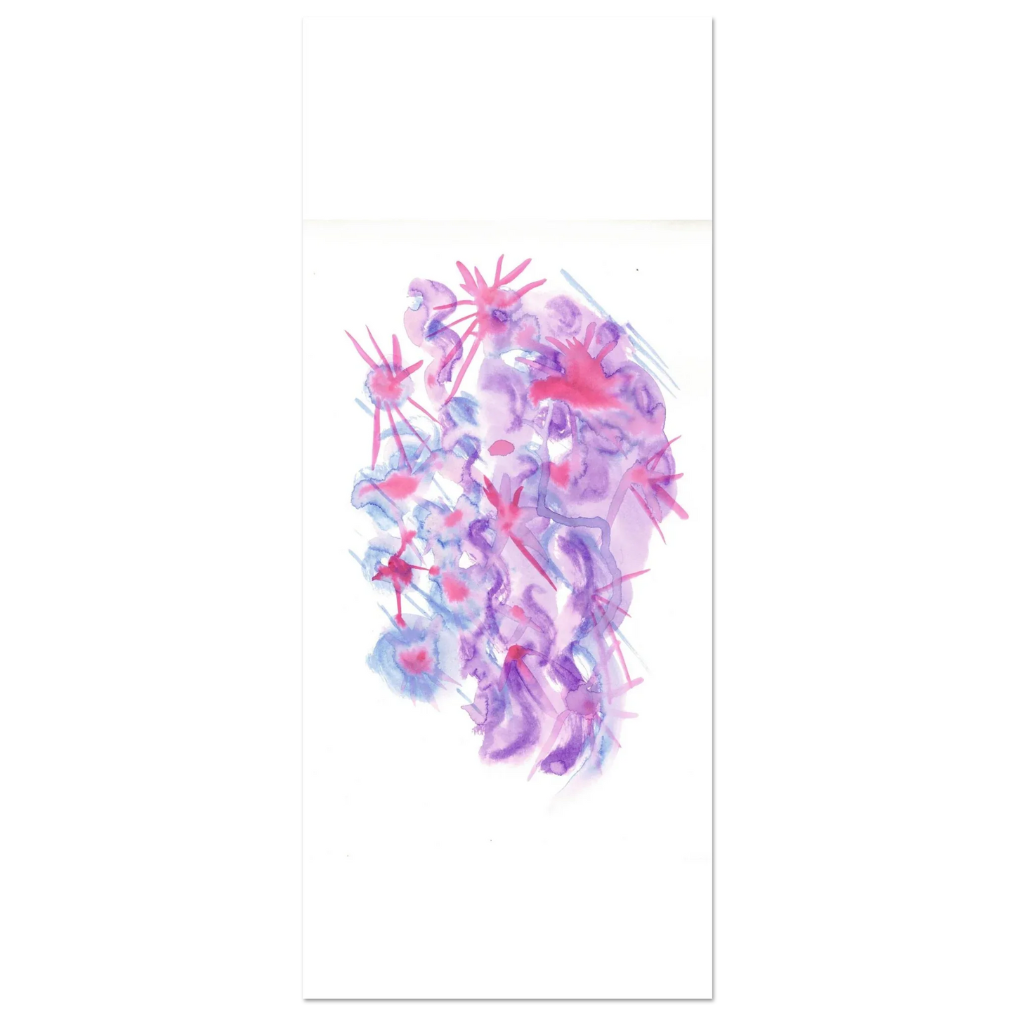 Premium Matte Paper Poster Aquarelle Originale RDJ3-16 - Laure Leprince - Artiste Peintre