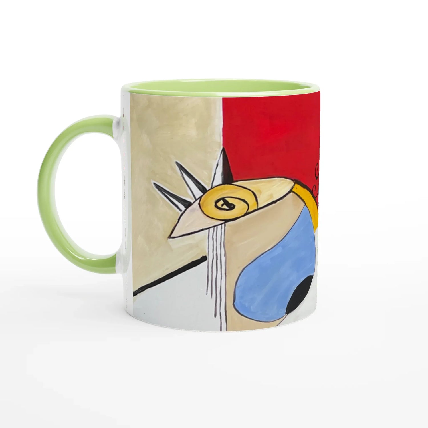 Mug en céramique colorée 325 ml – Élégance et durabilité - Laure Leprince - Artiste Peintre
