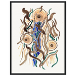 Affiche Encadrée Museum-Quality Matte Paper Wooden Framed Cometes - Laure Leprince - Artiste Peintre