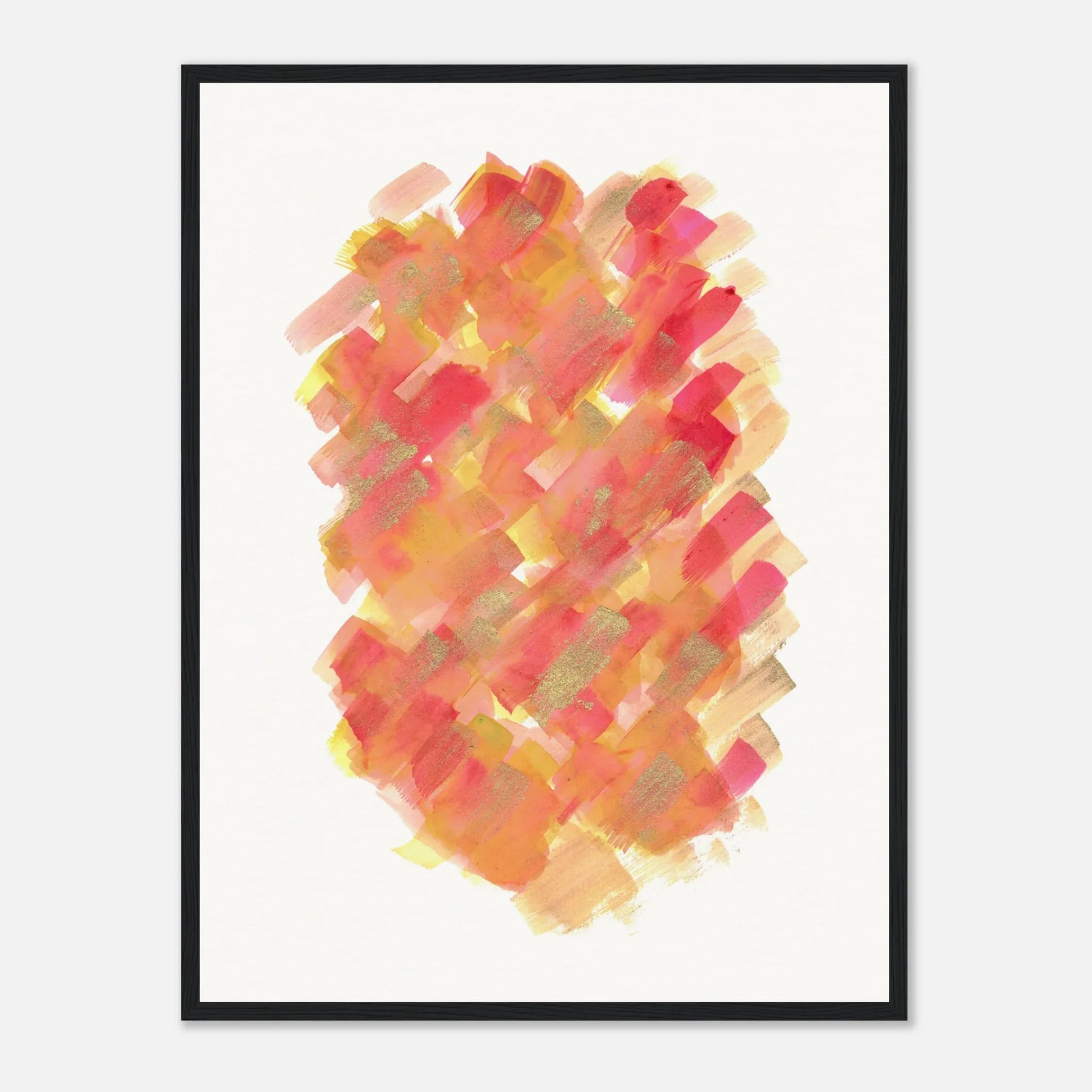 Affiche Encadrée Museum-Quality Matte Paper Wooden Framed Poste Sunset Ember - Laure Leprince - Artiste Peintre