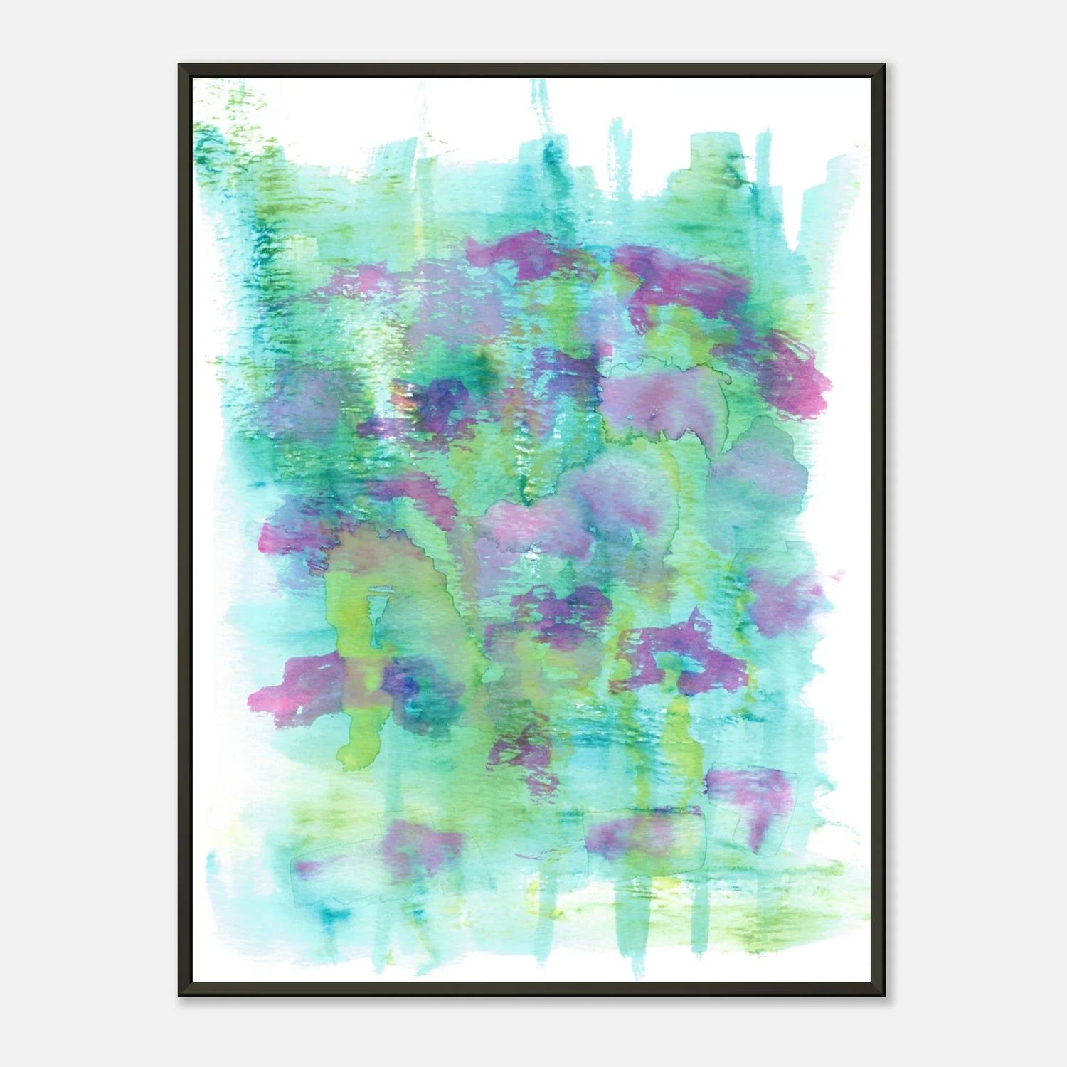 Classic Semi-Glossy Paper Metal Framed Poste Eclosions Sauvages - Laure Leprince - Artiste Peintre