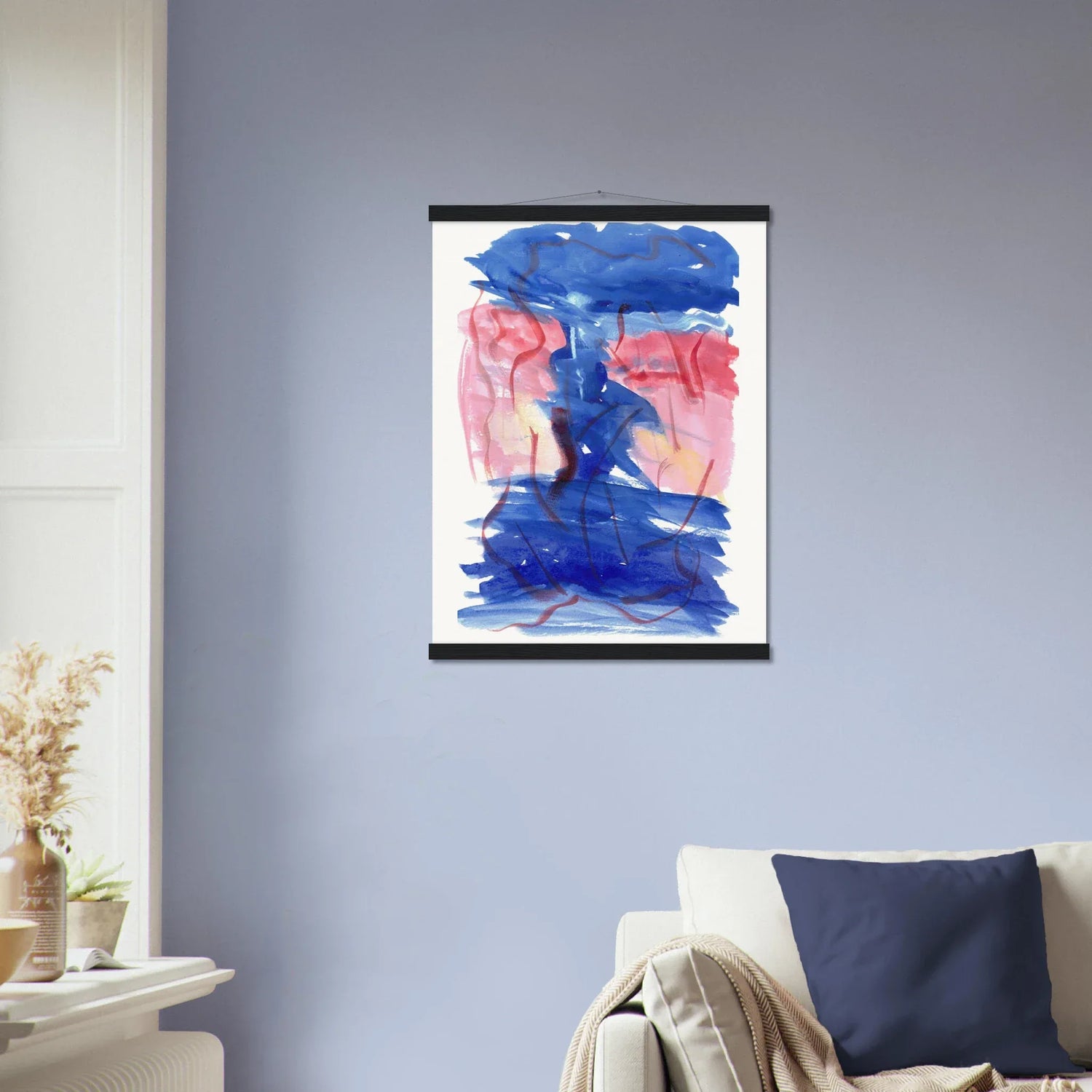 Museum-Quality Matte Paper Poster with Hanger Midnigth Siren - Laure Leprince - Artiste Peintre