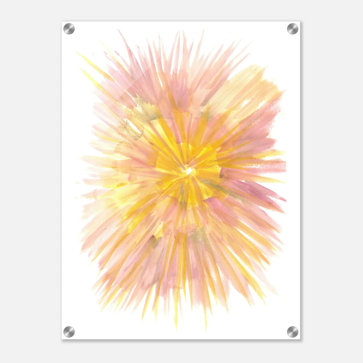 Impression sur acrylique brillante Solar Bloom | Art contemporain par Laure Leprince - Laure Leprince - Artiste Peintre