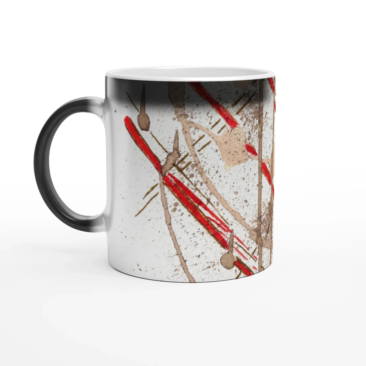 Mug magique en céramique 325 ml particules – Révèle votre motif à la chaleur - Laure Leprince - Artiste Peintre