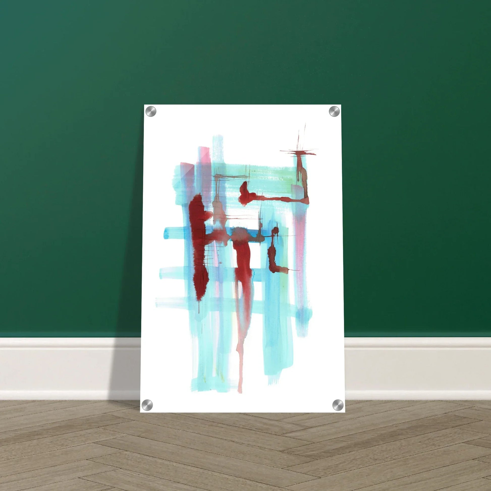 Impression sur acrylique brillante Structures Liquides | Art contemporain par Laure Leprince - Laure Leprince - Artiste Peintre