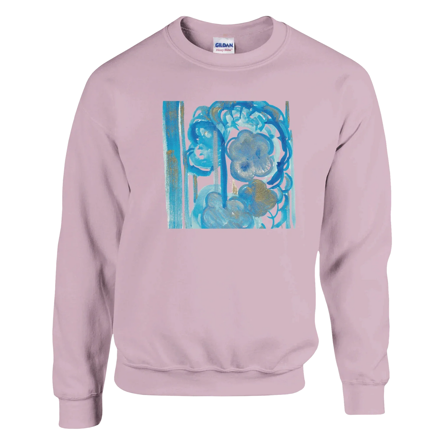 Sweatshirt Unisexe Classique Ocean Bloom – Impression Artistique Multicolore - Laure Leprince - Artiste Peintre