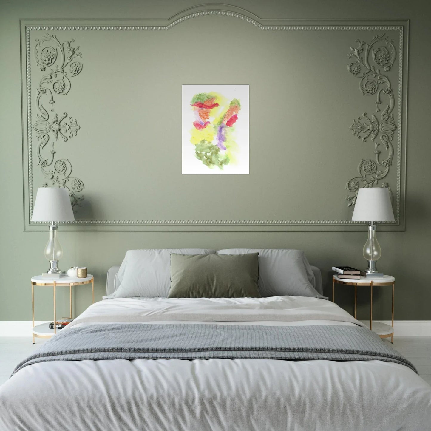Affiche Iris Sépia - Laure Leprince - Artiste Peintre