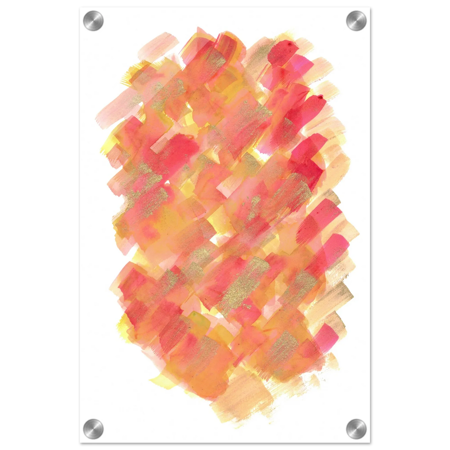 Impression sur acrylique brillante Sunset Ember| Art contemporain par Laure Leprince - Laure Leprince - Artiste Peintre