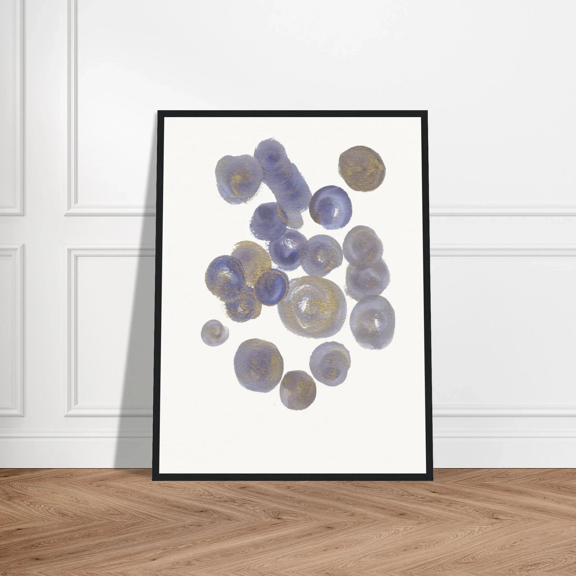 Affiche Encadrée Museum-Quality Matte Paper Wooden Framed Sphères - Laure Leprince - Artiste Peintre