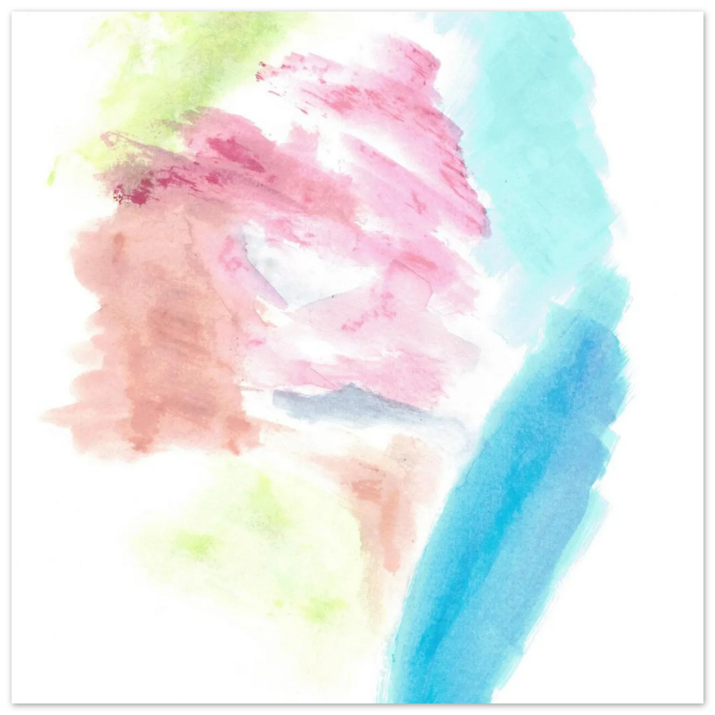 Premium Matte Paper Poster Aquarelle Originale RDJ3-3 - Laure Leprince - Artiste Peintre
