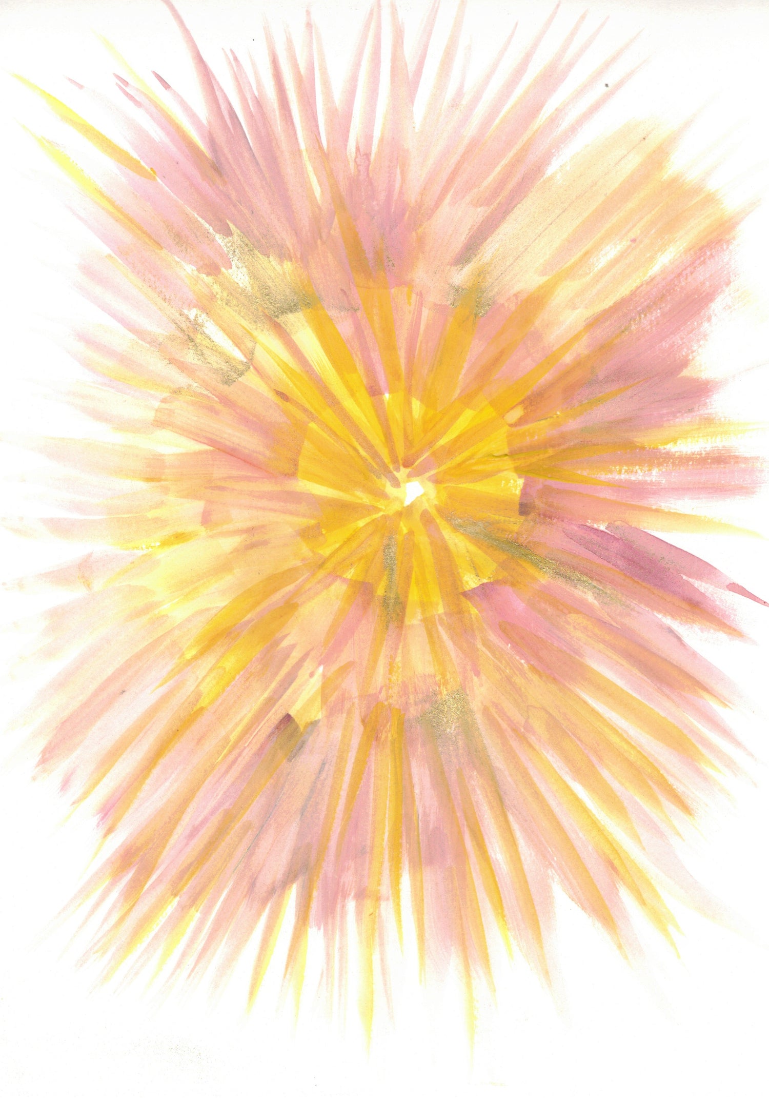 Aquarelle œuvre Originale Numérique 100