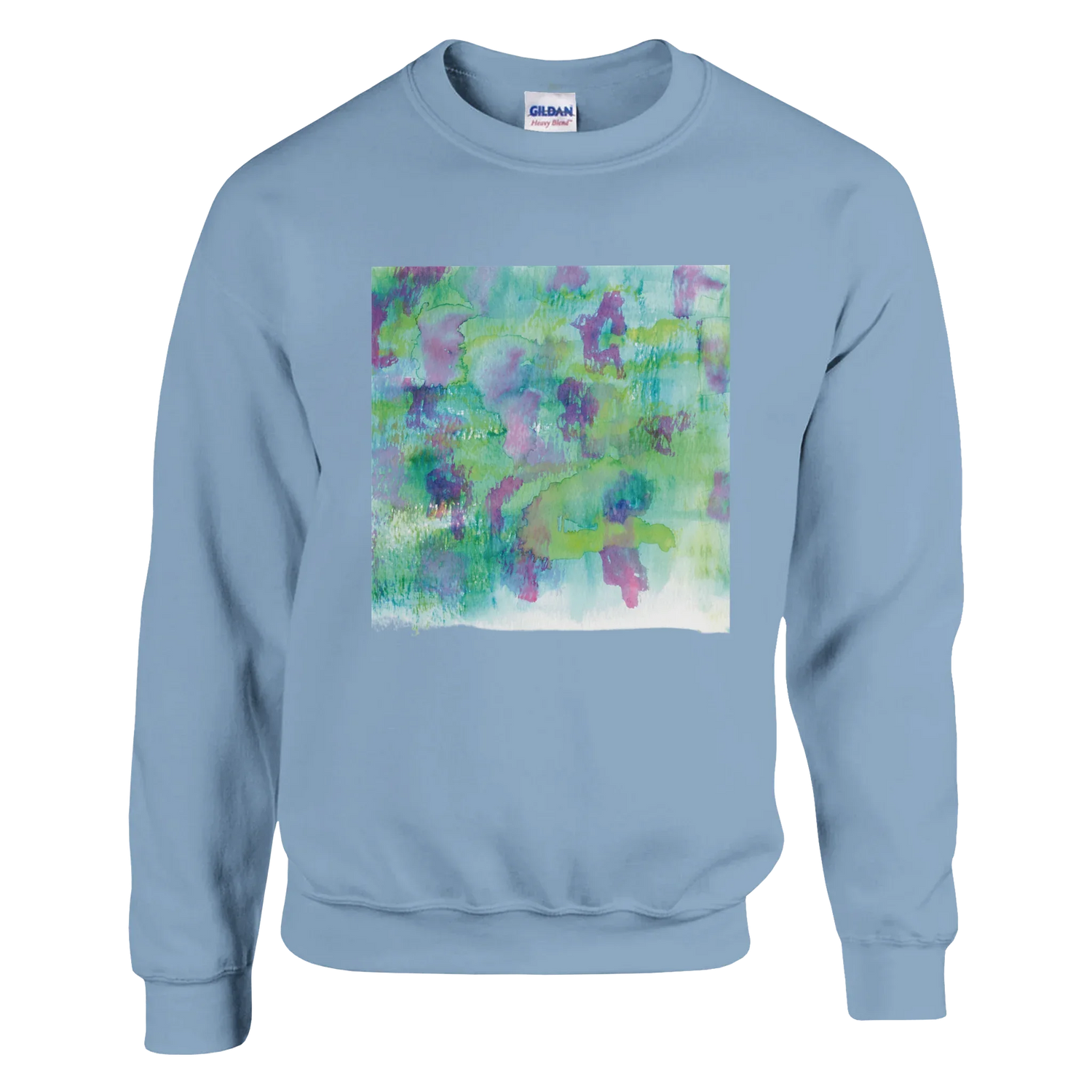 Sweatshirt Unisexe Classique Eclosions Sauvages – Impression Artistique Multicolore | Premium Cotton Blend - Laure Leprince - Artiste Peintre