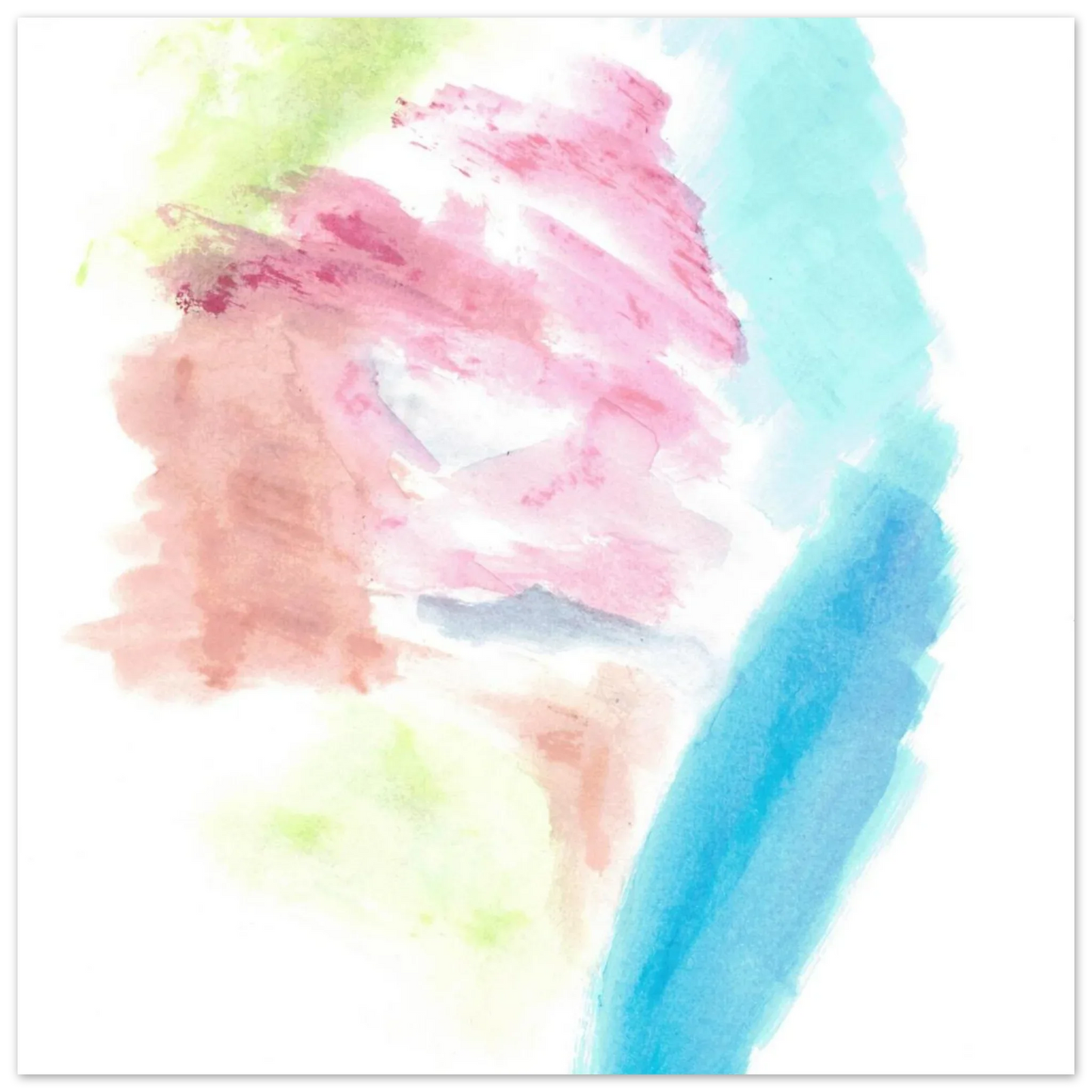 Premium Matte Paper Poster Aquarelle Originale RDJ3-3 - Laure Leprince - Artiste Peintre