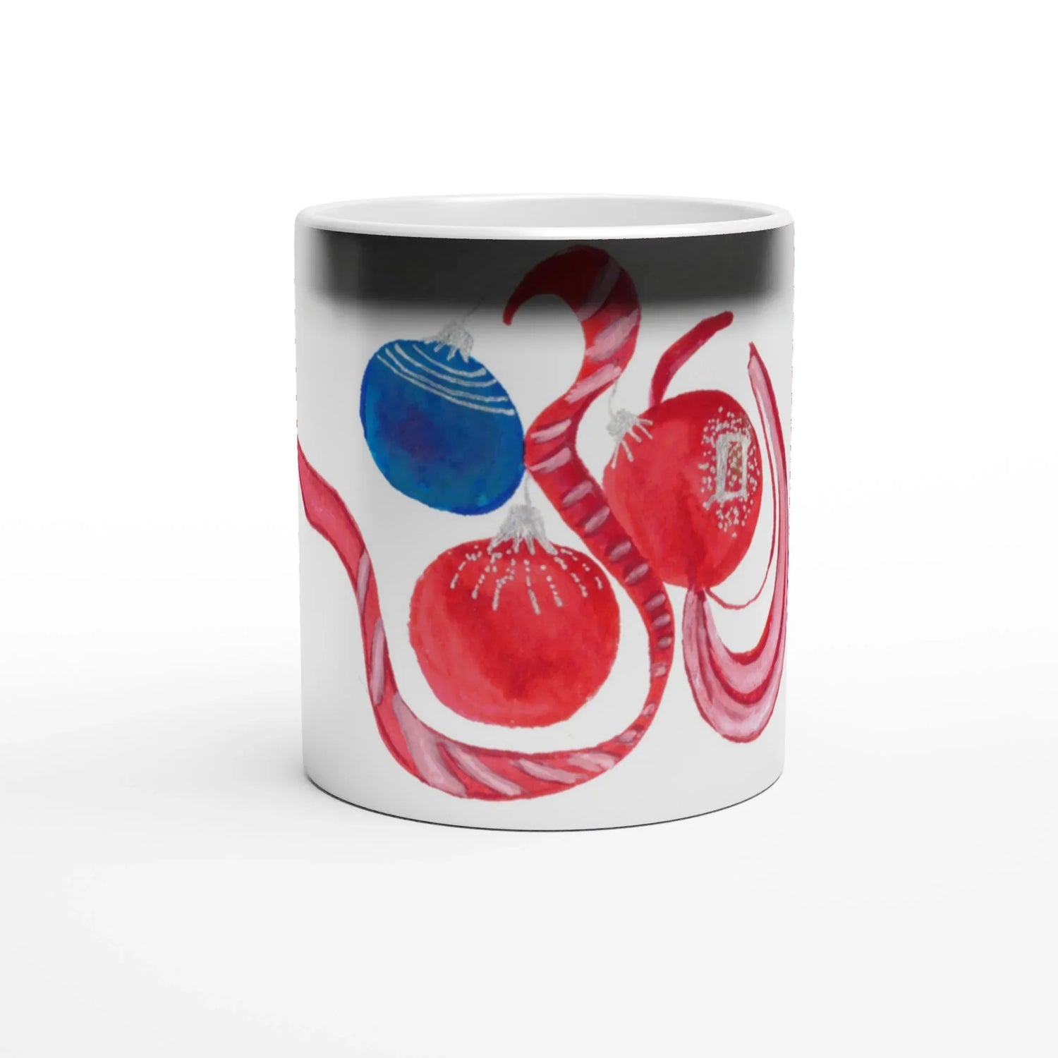 Mug magique en céramique 325 ml Guirlande – Révèlez votre motif à la chaleur - Laure Leprince - Artiste Peintre