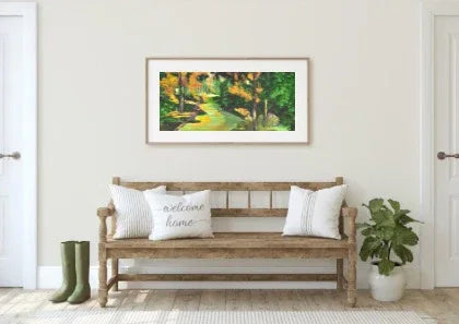 Peinture œuvre Originale Numérique Autumn Wood - Laure Leprince - Artiste Peintre