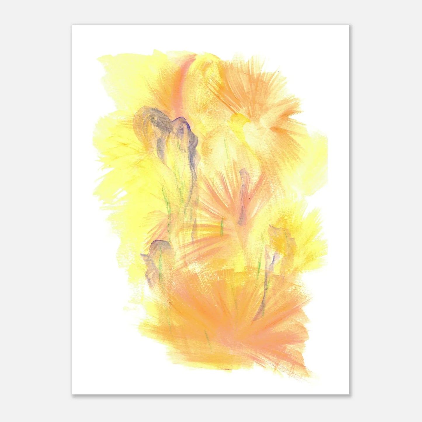 Affiche premium sur papier mat Sun Whisper – Art mural de qualité supérieure - Laure Leprince - Artiste Peintre
