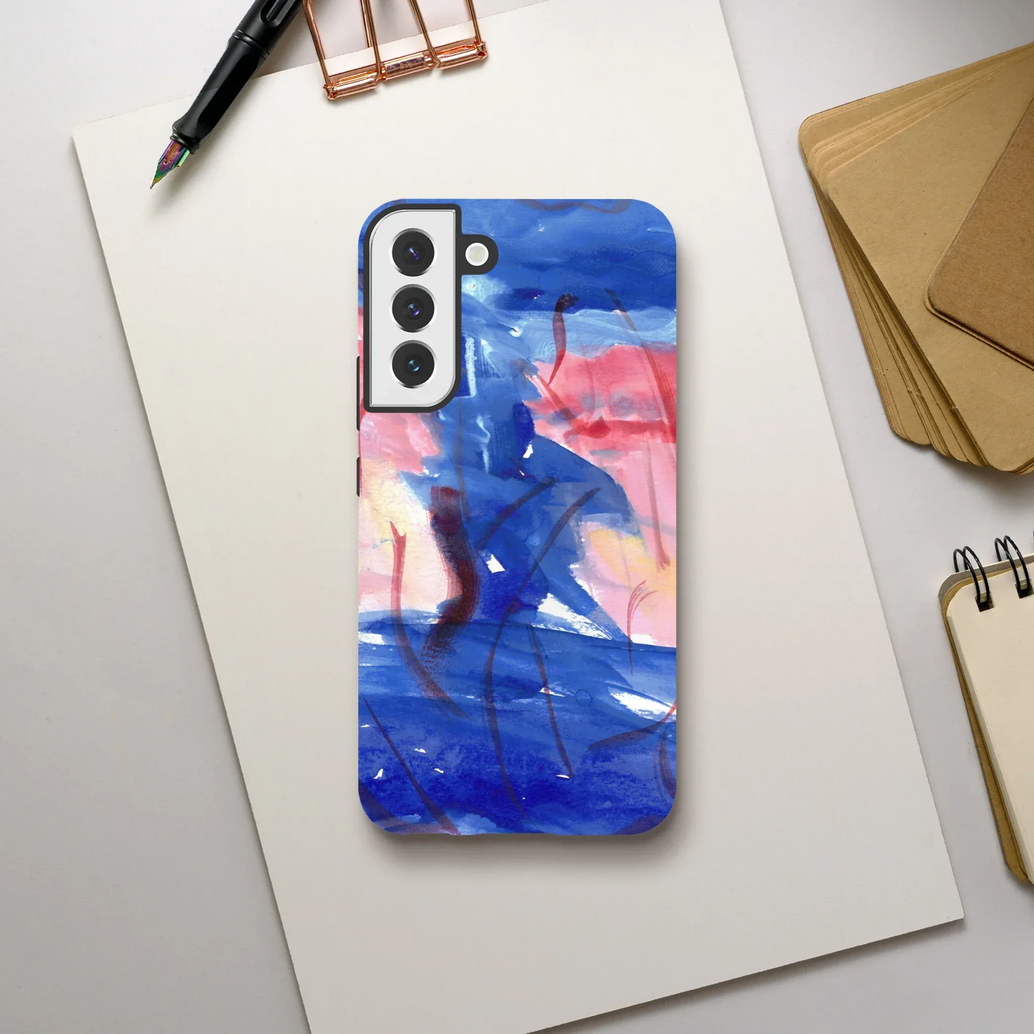Premium Samsung Tough Case – Design Artistique Midnight Siren - Laure Leprince - Artiste Peintre