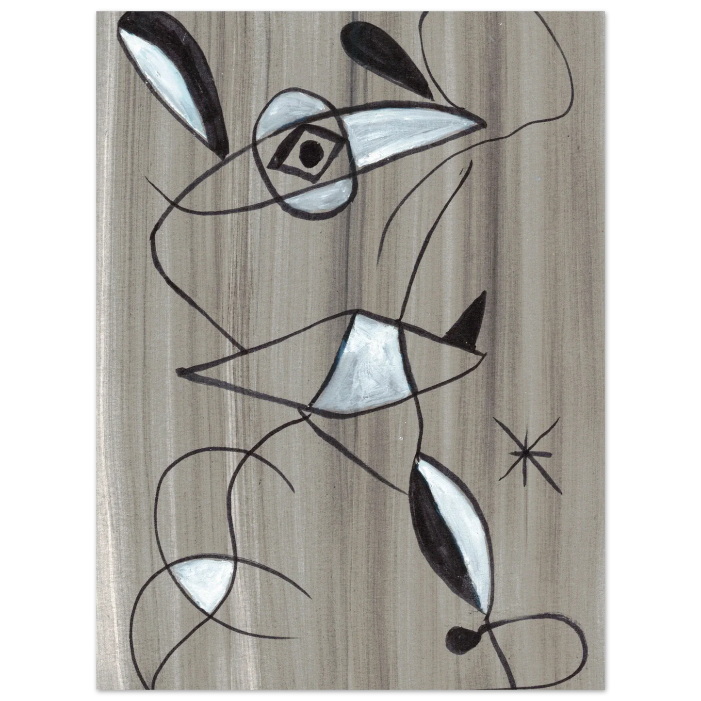 Affiche Premium Papier Mat – Petite Souris Par l'Artiste Laure Leprince - Laure Leprince - Artiste Peintre