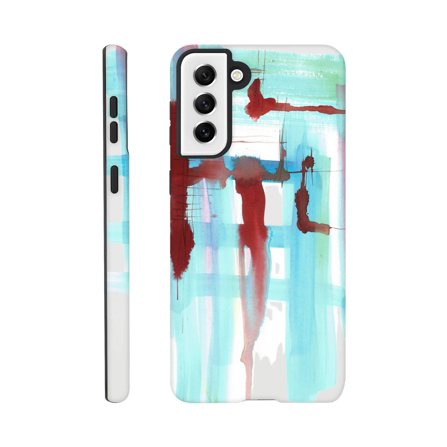 Coque Samsung Tough Case – Design Artistique "Structures Liquides" - Laure Leprince - Artiste Peintre