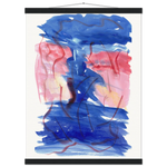 Museum-Quality Matte Paper Poster with Hanger Midnigth Siren - Laure Leprince - Artiste Peintre