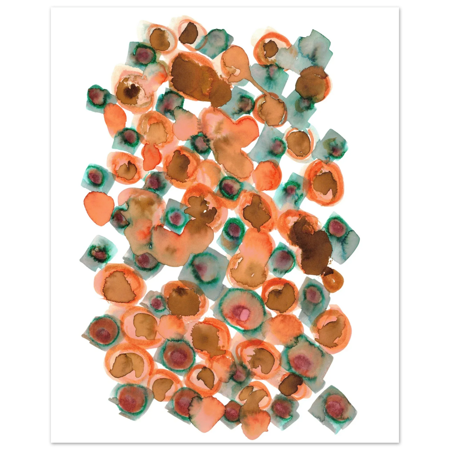 Affiche premium sur papier mat Constellation D'ambre – Art mural de qualité supérieure - Laure Leprince - Artiste Peintre