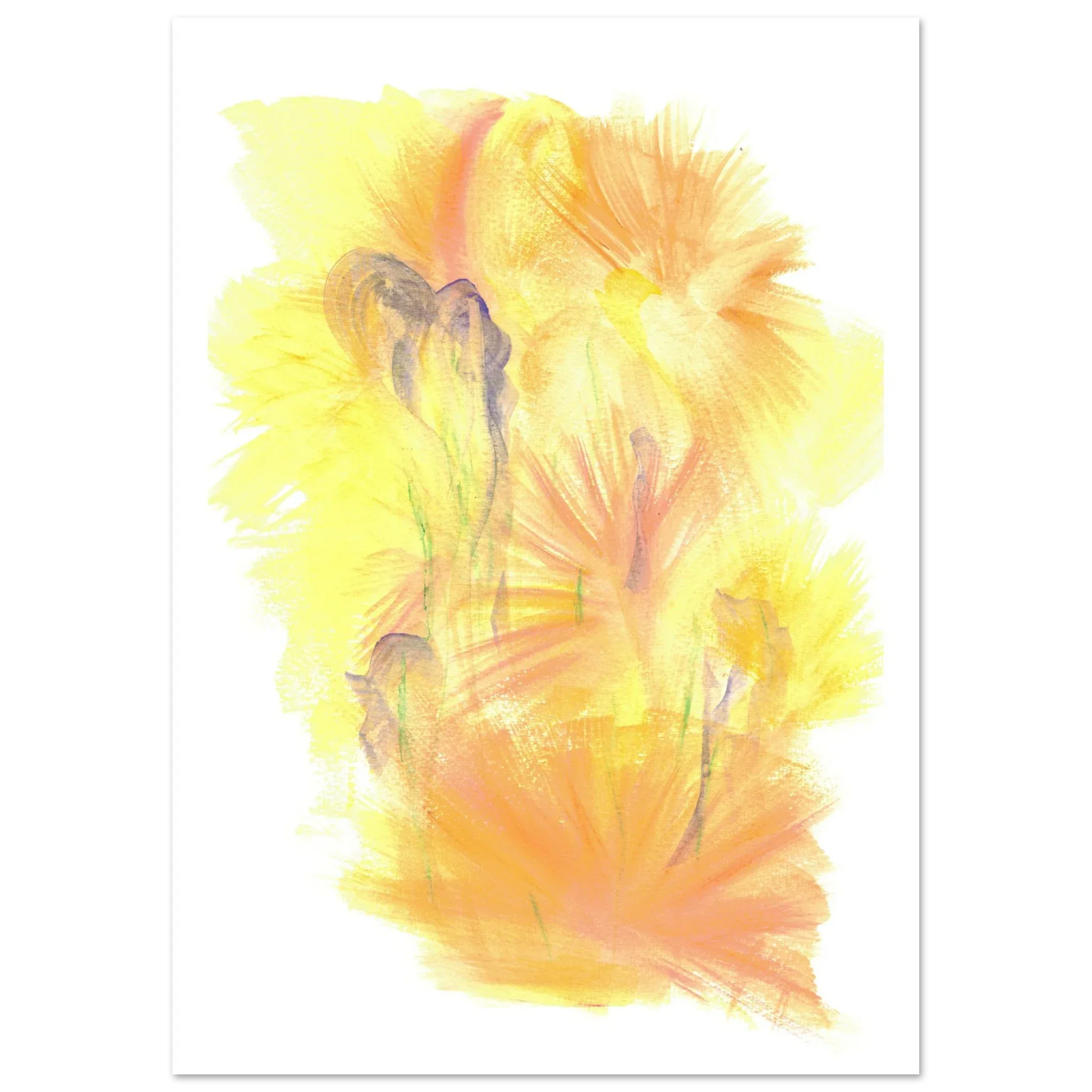 Affiche premium sur papier mat Sun Whisper – Art mural de qualité supérieure - Laure Leprince - Artiste Peintre