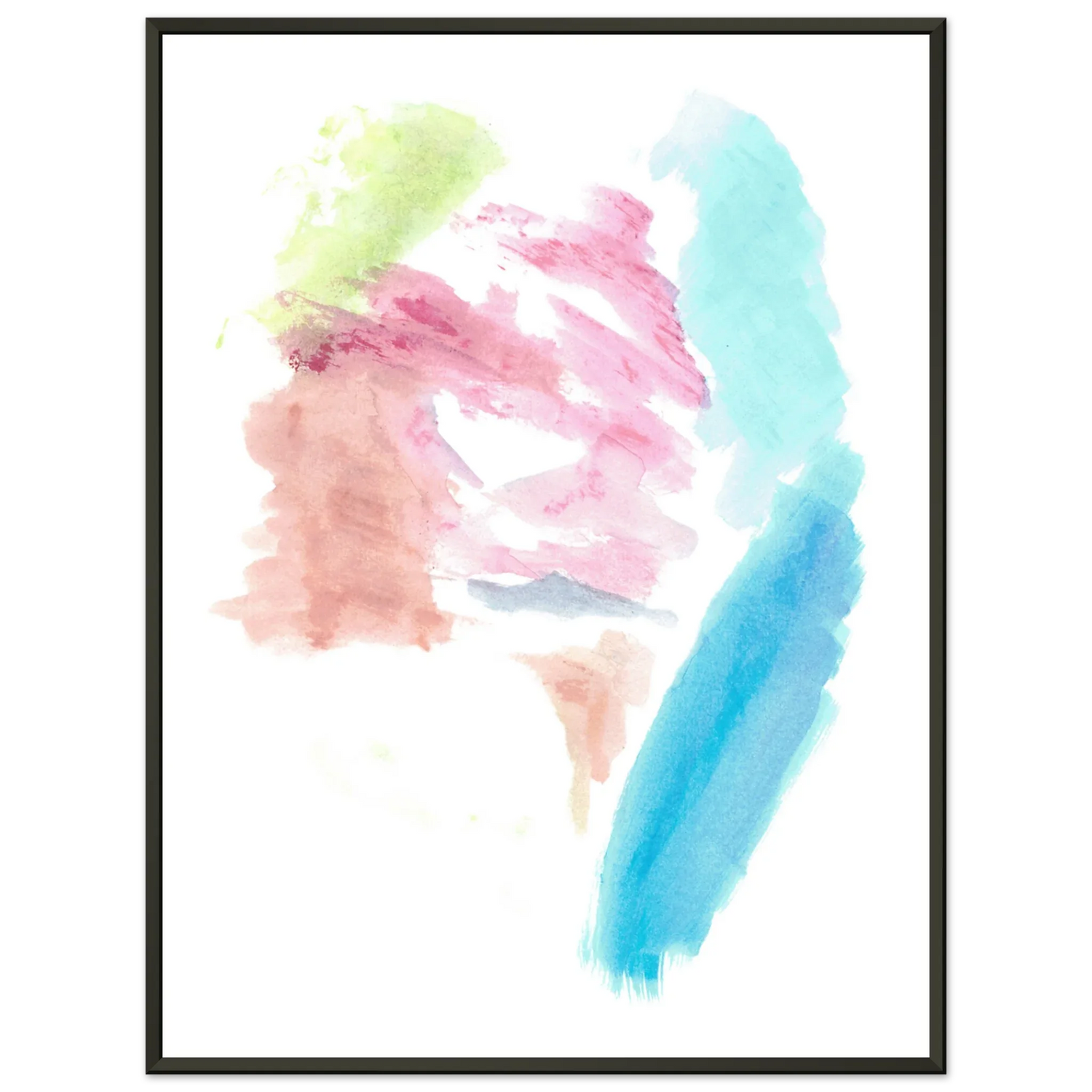 Classic Semi-Glossy Paper Metal Framed Poste Aurore Pastel - Laure Leprince - Artiste Peintre