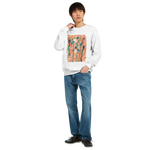 Sweatshirt Unisexe Classiques Saphir Ambre Impression Artistique Multicolore - Laure Leprince - Artiste Peintre