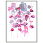 Classic Semi-Glossy Paper Metal Framed Poste Jardin des Ombrelles - Laure Leprince - Artiste Peintre