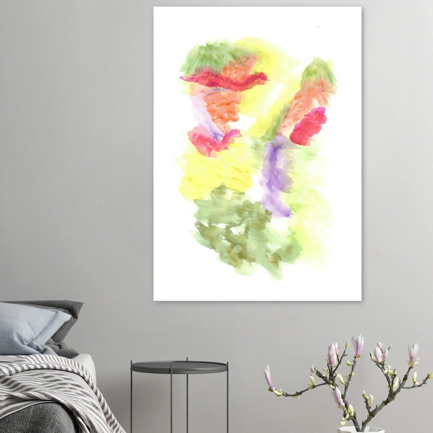 Premium Matte Paper Poster Aquarelle Originale RDJ3-1 - Laure Leprince - Artiste Peintre
