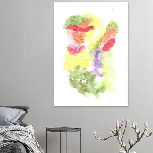 Premium Matte Paper Poster Aquarelle Originale RDJ3-1 - Laure Leprince - Artiste Peintre