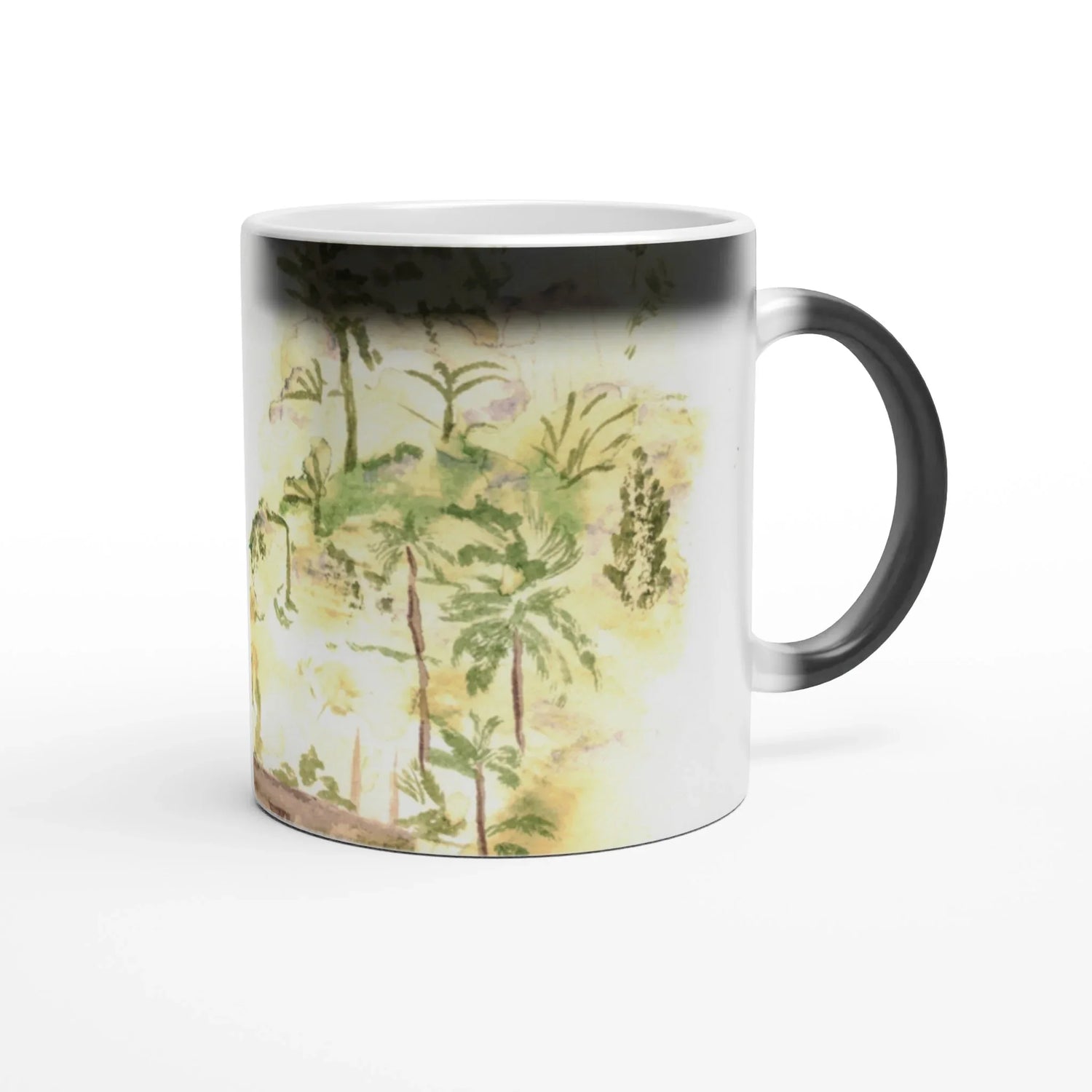 Mug magique en céramique 325 ml Jungle – Révèlez votre motif à la chaleur - Laure Leprince - Artiste Peintre