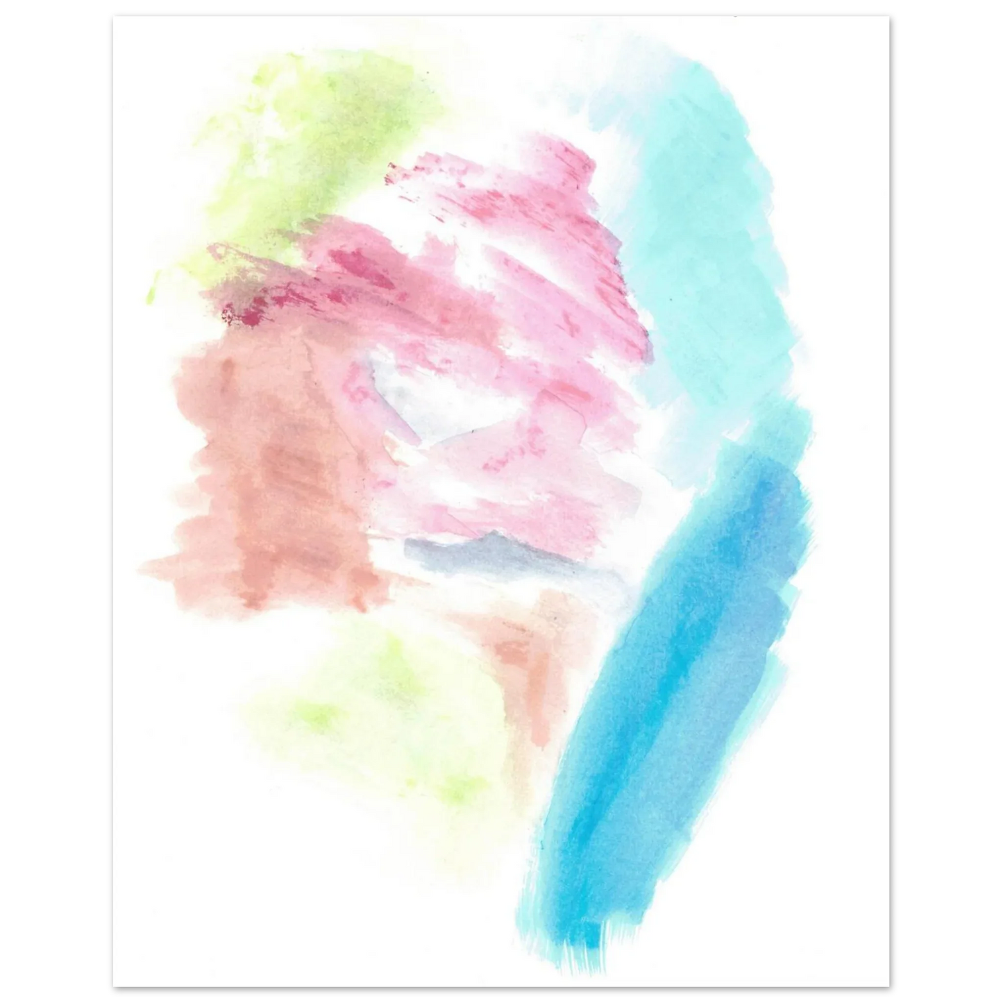 Premium Matte Paper Poster Aquarelle Originale RDJ3-3 - Laure Leprince - Artiste Peintre