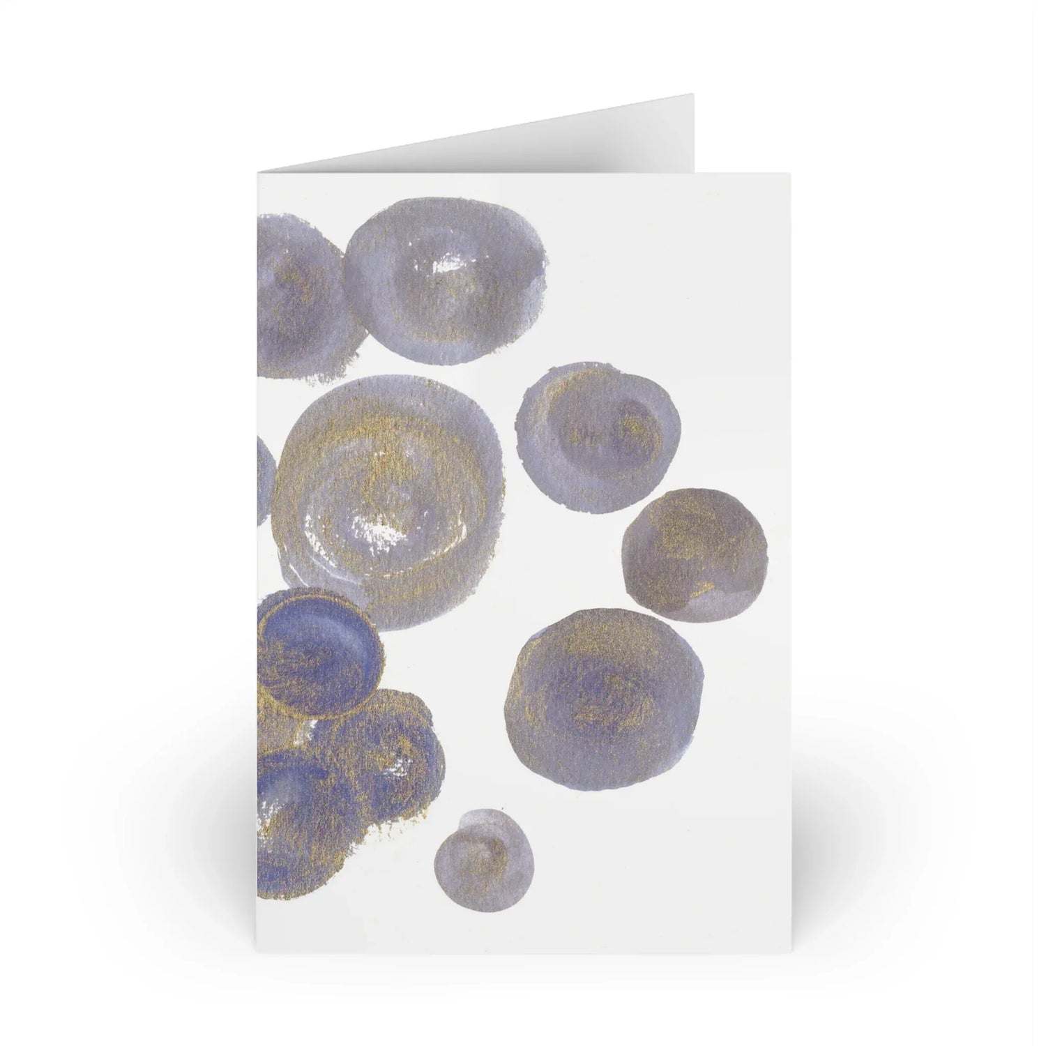 Spheres Watercolor Leaf Greeting Card - Elegant - Laure Leprince - Artiste Peintre
