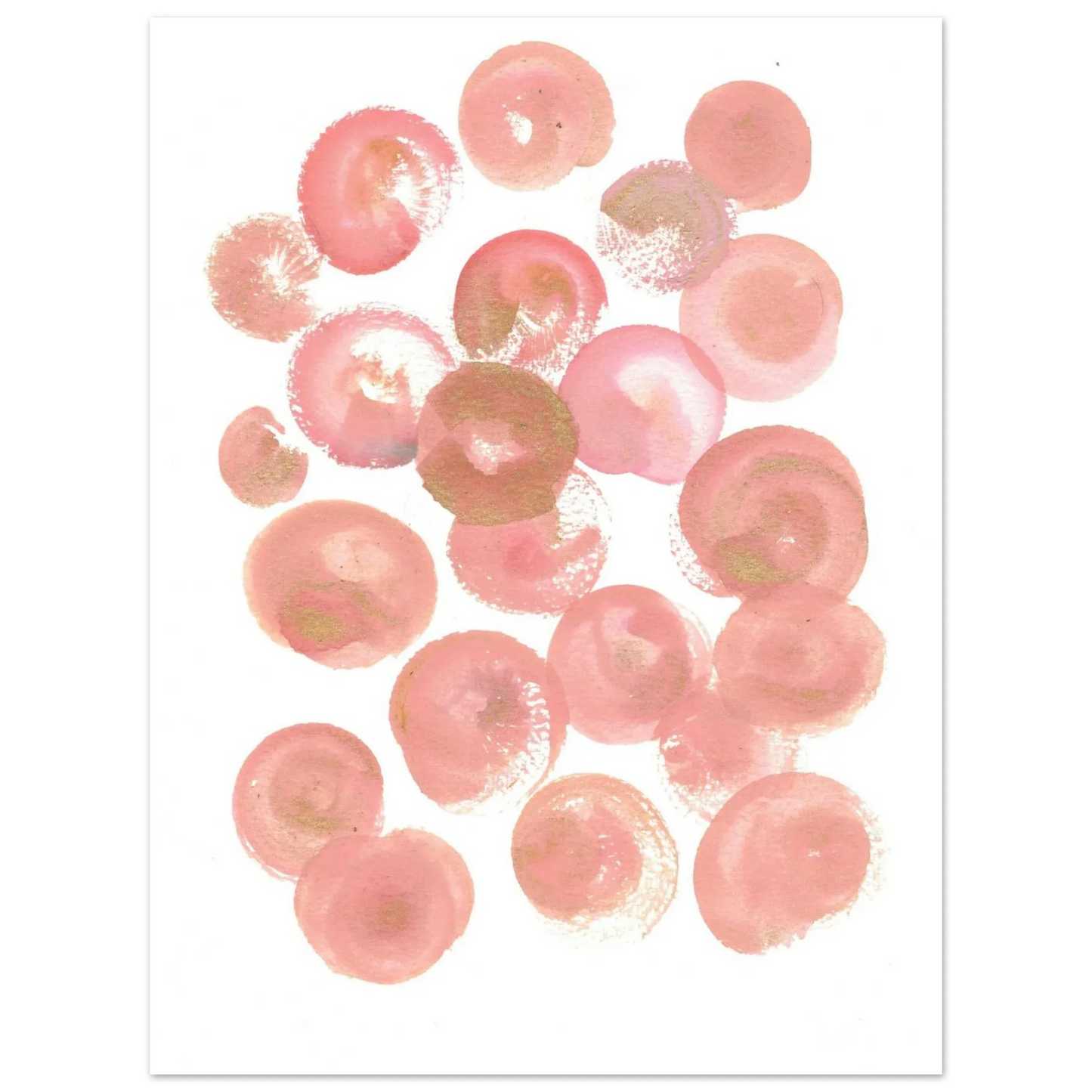 Premium Matte Paper Poster Aquarelle Originale RDJ3-4 - Laure Leprince - Artiste Peintre