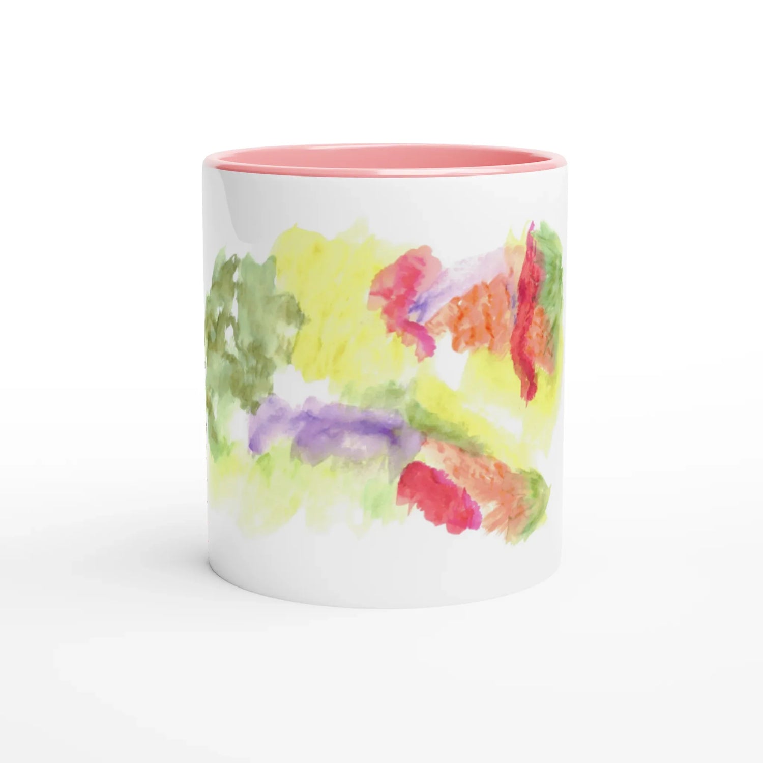 Mug en céramique colorée 325 Eclosion Chromatique – Élégance et durabilité - Laure Leprince - Artiste Peintre